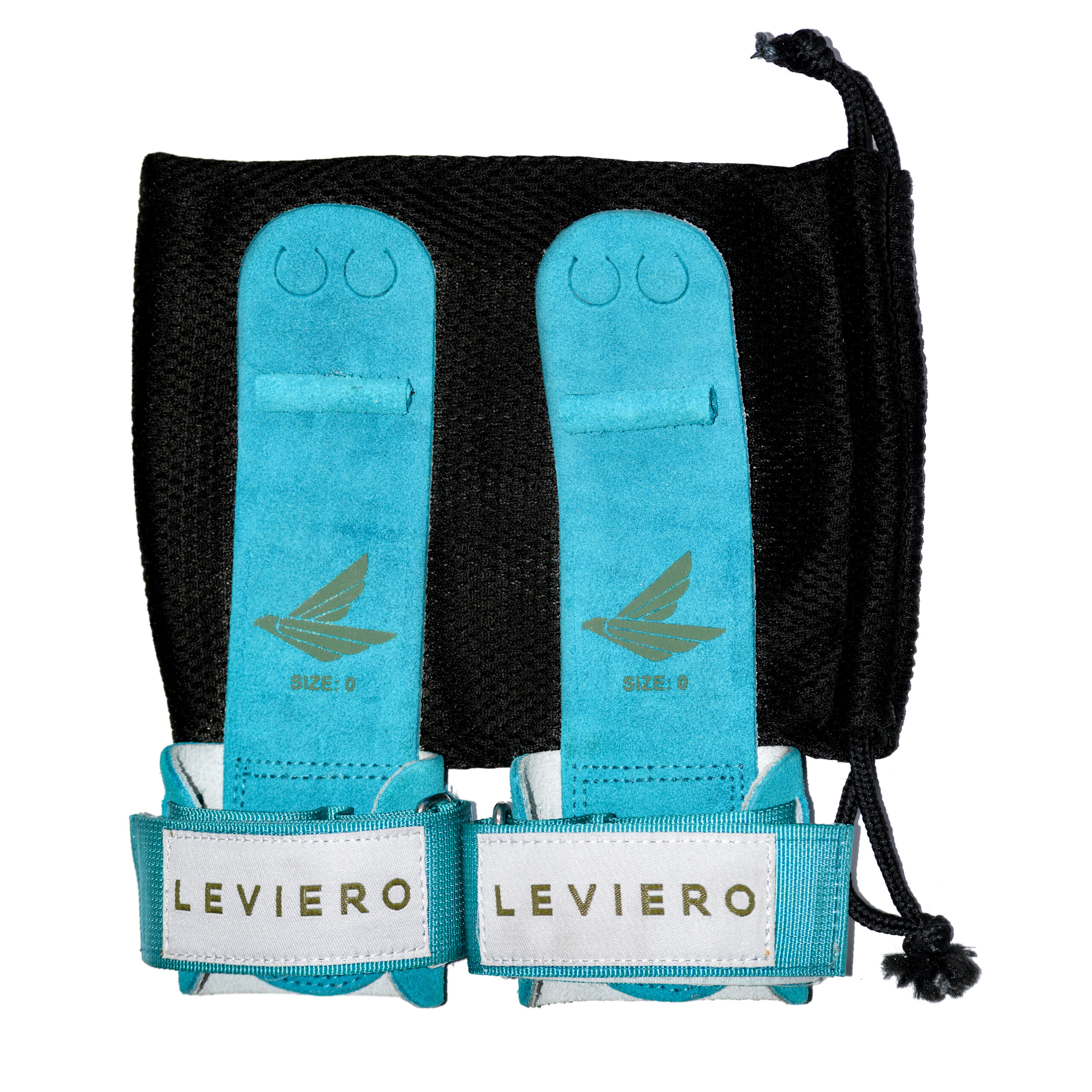 Leviero Velcro Gymnastics Grip Swing - Aqua - Image 2